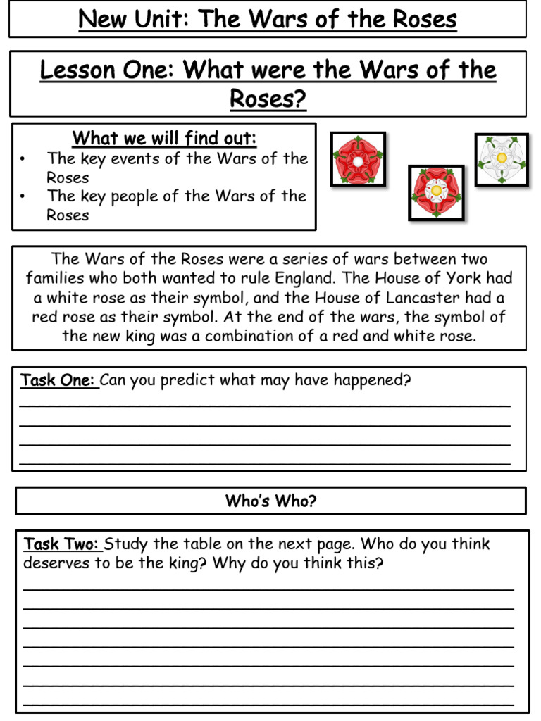 Overview of the Wars of the Roses | PDF | House Of York | Wars Of The Roses