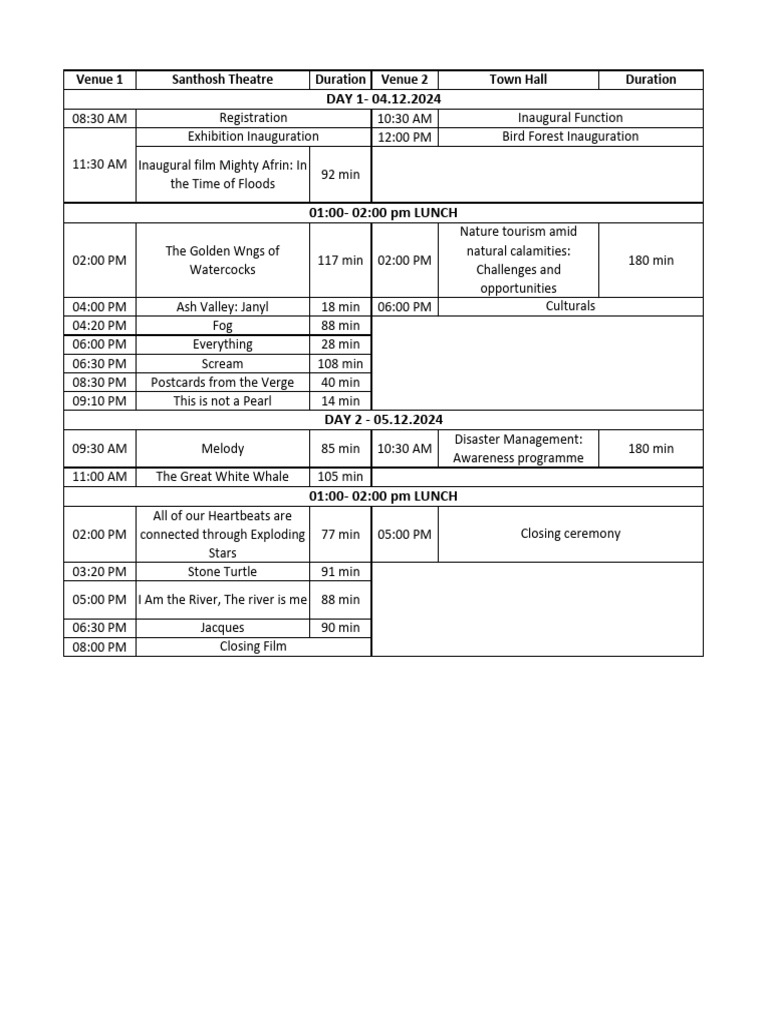 Schedule 1 pdf
