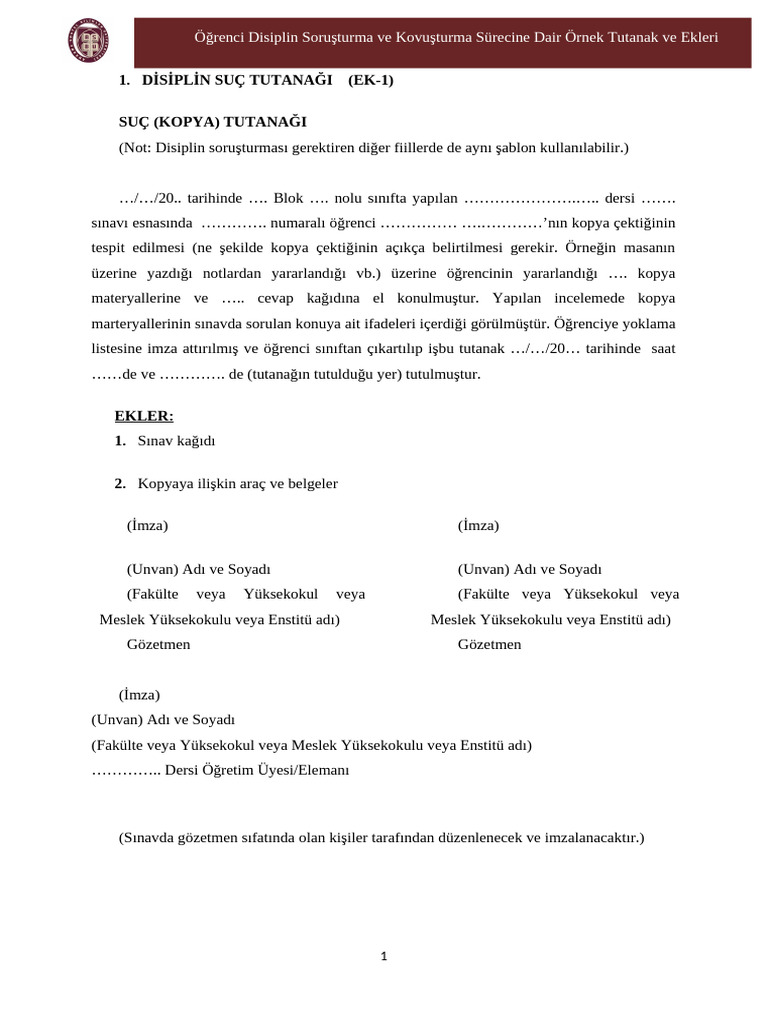renci-disiplin-soru-turma-ve-kovu-turma-s-recine-dair-rnek-tutanak