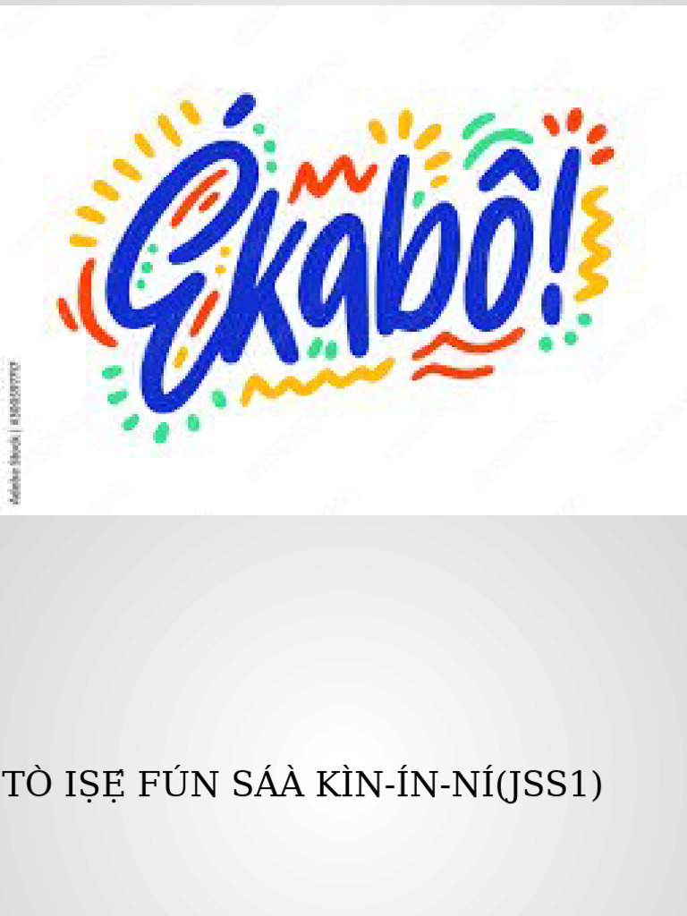 Yoruba Language Curriculum Overview | PDF