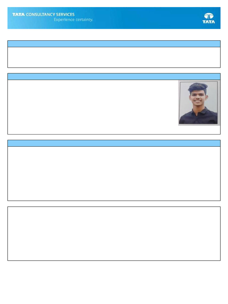 TCS Employment Application Form | PDF | Government | Public Law