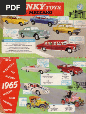 Catalogue « DINKY TOYS » 1963 – Réèdition - Collection