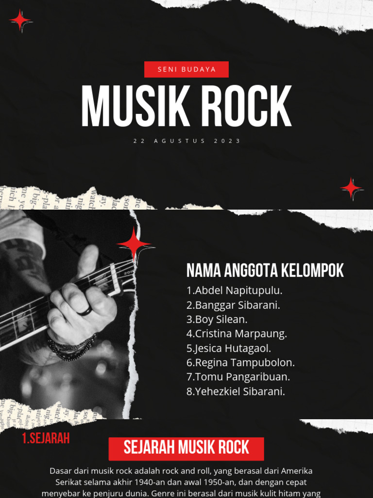 Sejarah dan Gaya Musik Rock | PDF