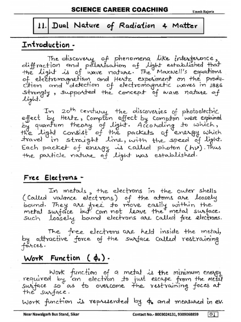 Dual Nature | PDF