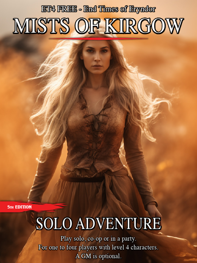 Mists of Kirgow - Solo Adventure 5e | PDF