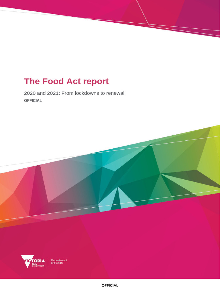 Food Act Report 2020-2021 Overview | PDF | Food Safety | Sampling ...