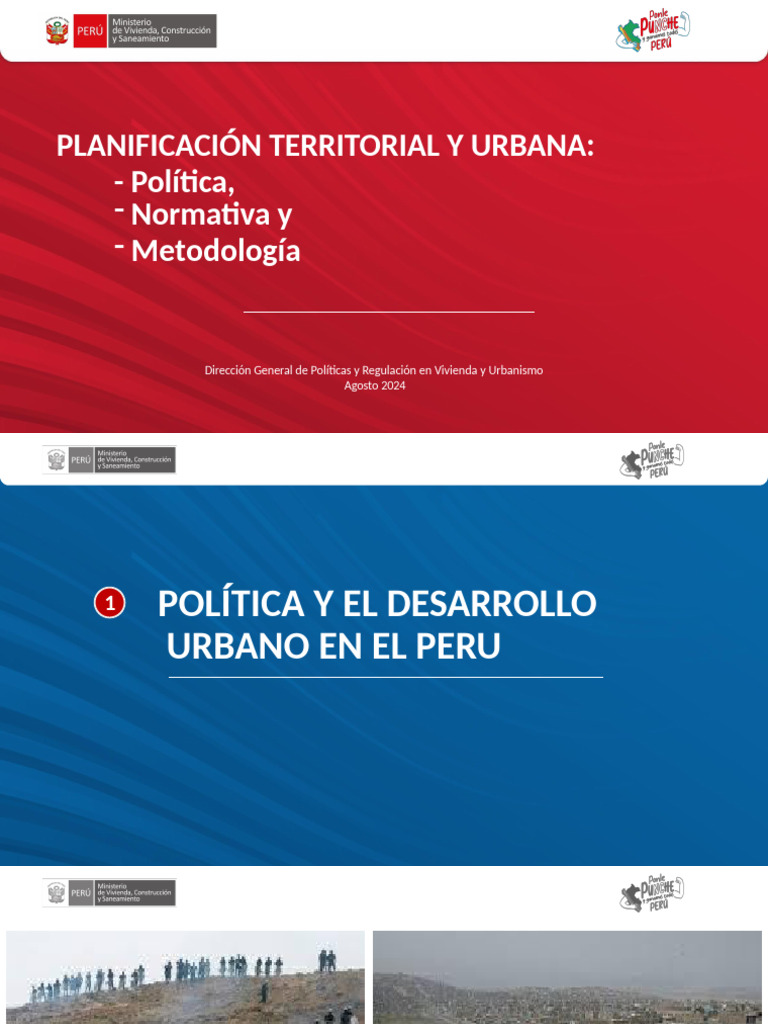 Planificación Urbana y Territorial en Perú | PDF | Planificación urbana ...