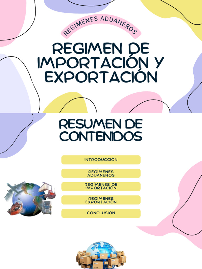 Regimen de Importación y Exportación | PDF | aduana | Comercio