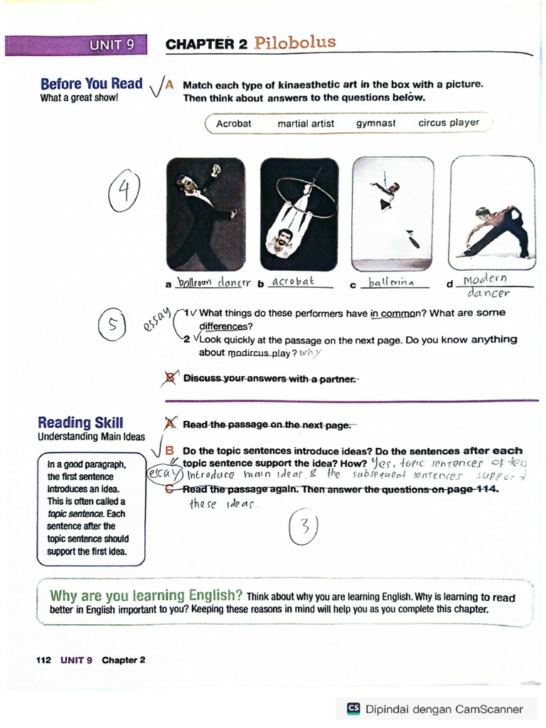 Key Answer Unit 9 Chapter 2 | PDF