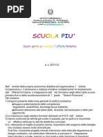 PROGETTO SCUOLA PIU'