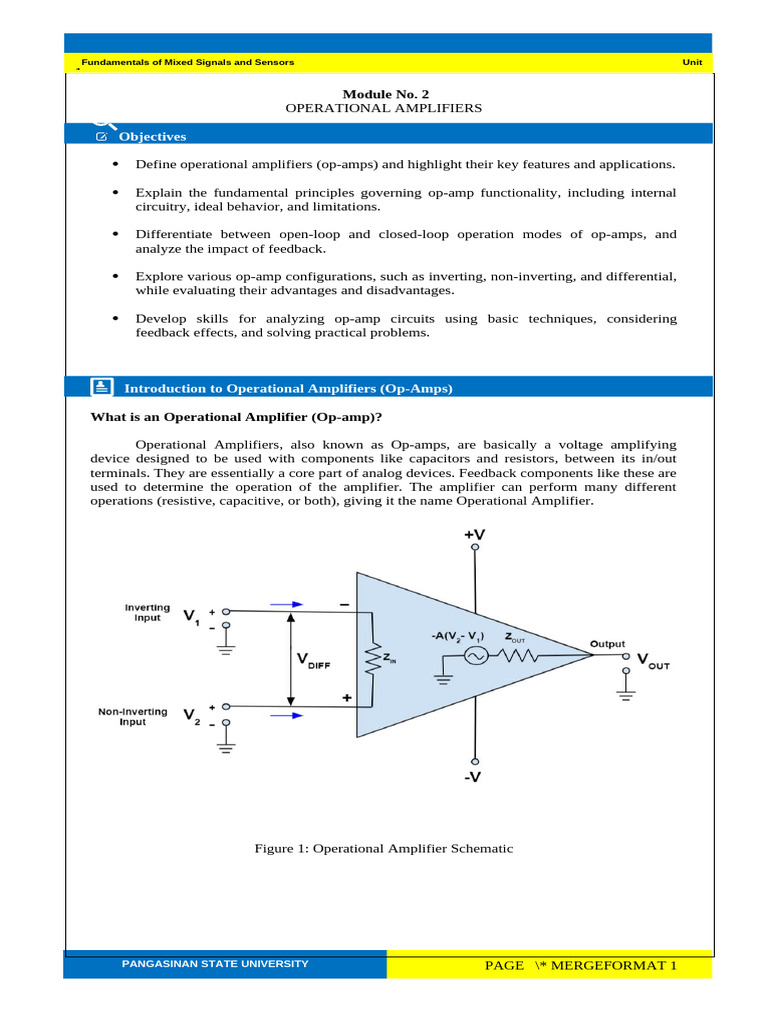 Understanding Operational Amplifiers | PDF | Operational Amplifier ...