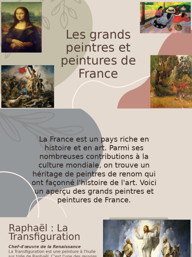 Peintre Francais En 6 Lettresnull
