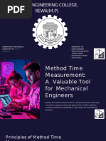 MTM Methods Time Measurement | PDF | Business | Cognition