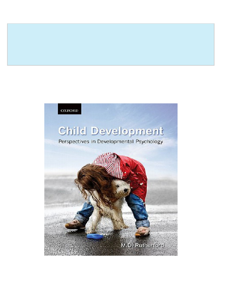 Child development perspectives in developmental psychology rutherford