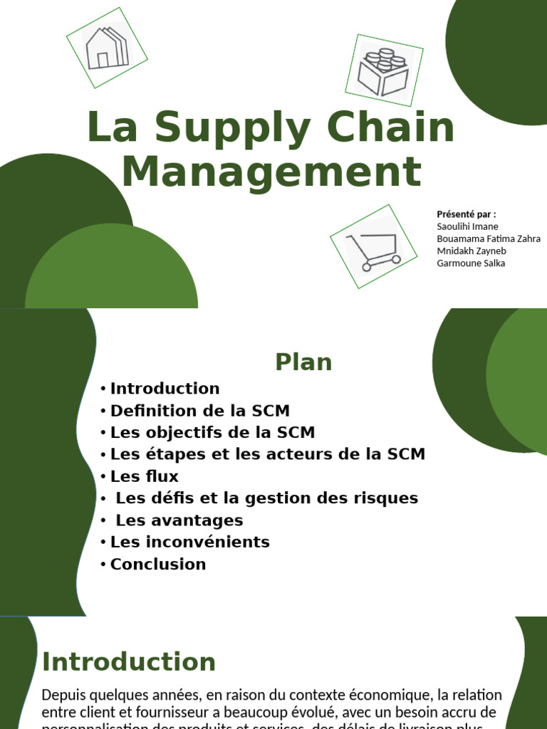 Gestion de la Supply Chain : Enjeux et Avantages | PDF | Gestion de la ...