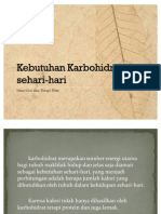 Kebutuhan Karbohidrat Sehari-Hari