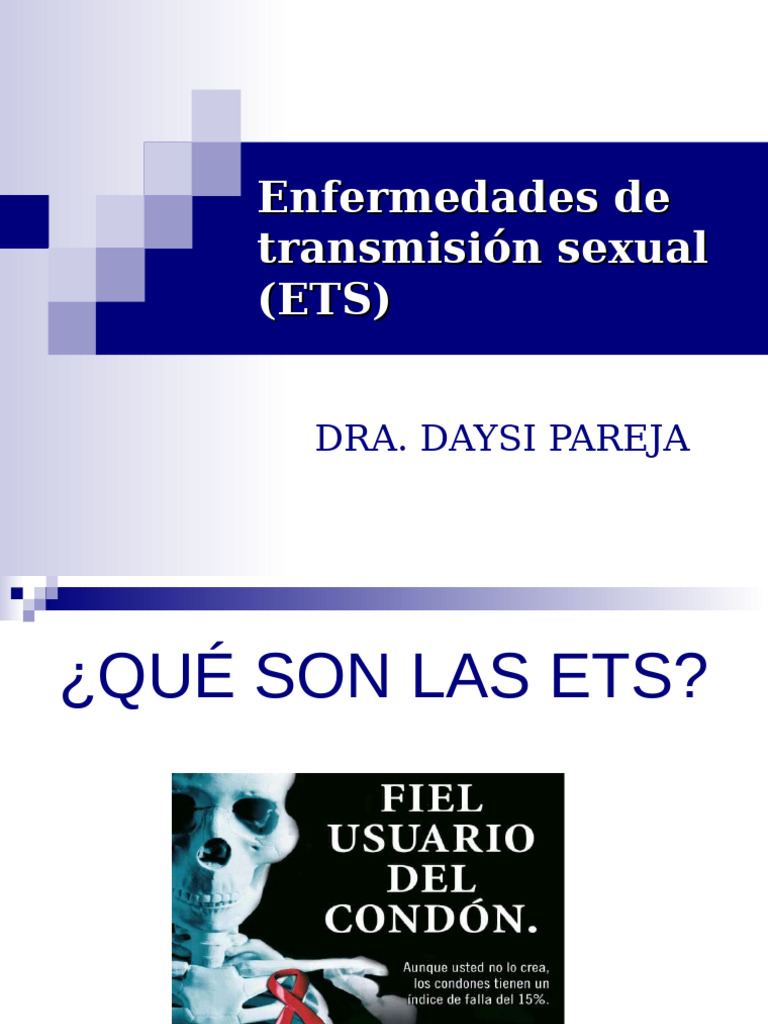 Enfermedades de Transmisión Sexual (ETS) | PDF | Infección transmitida ...