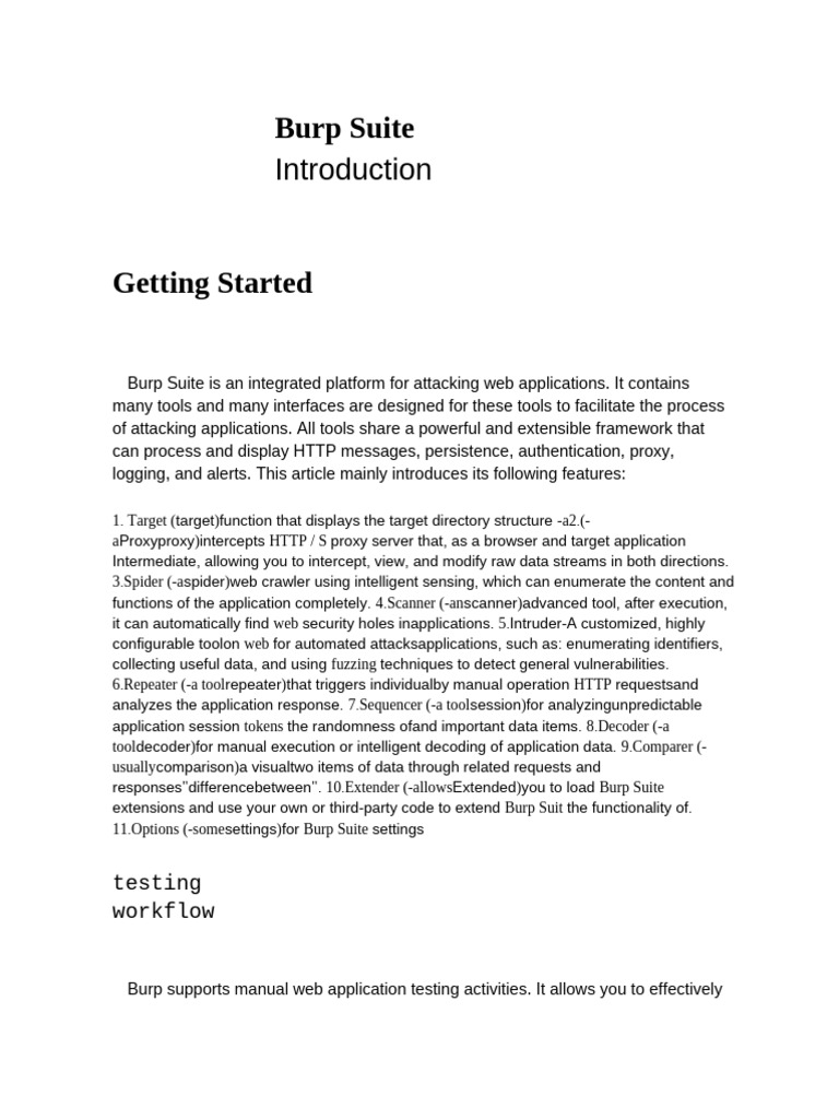 Burp Suite: Web App Security Features | PDF | Proxy Server | Transport ...