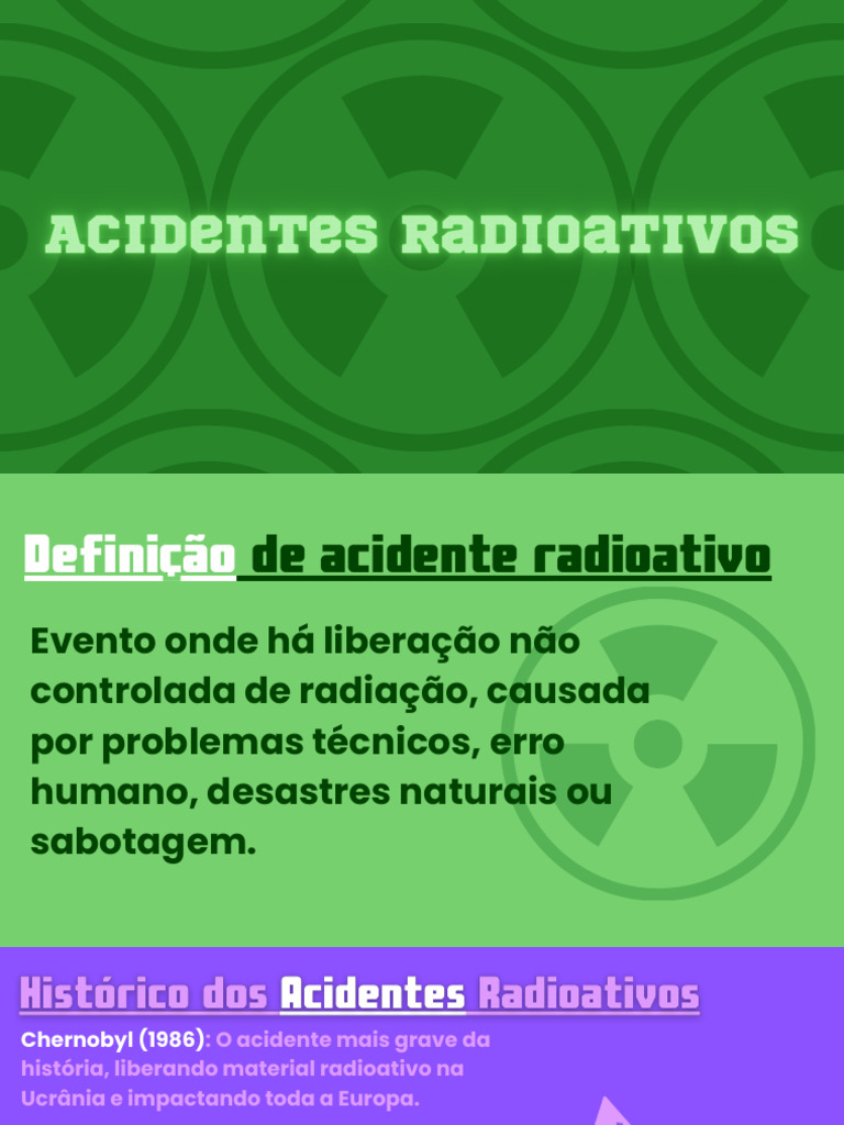 Impacto A Acidentes Radioatividade 20241108 125544 0000 | PDF ...