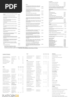 Gold Class Menu and Drink Options | PDF | Drink | Cooking, Food & Wine