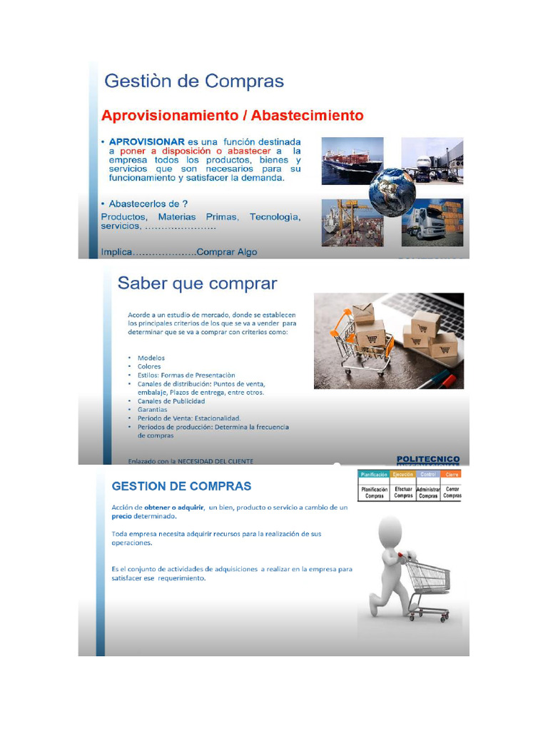 Clase 1 Gestion de Compras | PDF