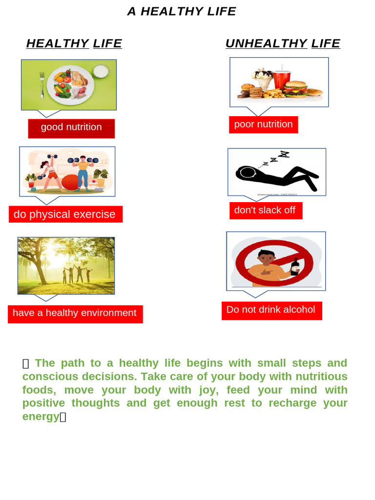 A Healthy Life | PDF