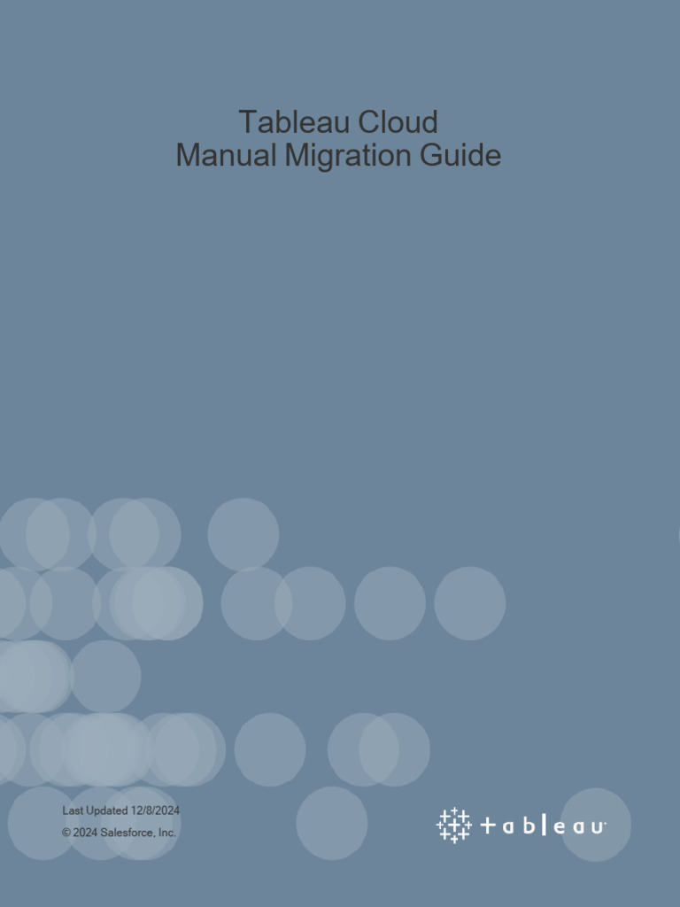 Tableau Server Migration Guide | PDF | Cloud Computing | Data