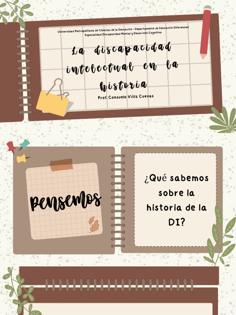 Historia de la Discapacidad Intelectual | PDF