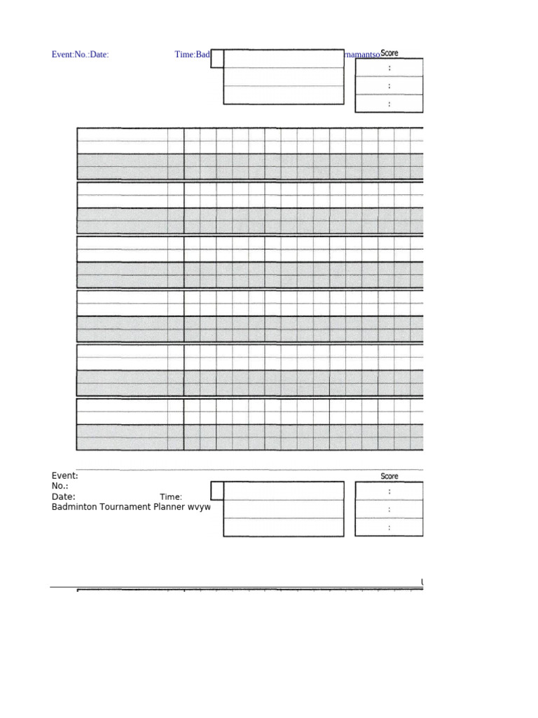 Score Sheet Converted | PDF