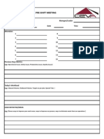 Warehouse Preshift Meeting Format