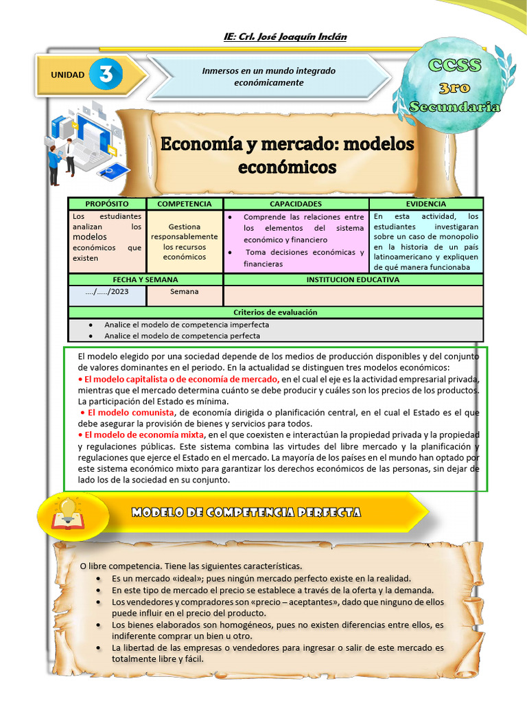 Modelos Económicos y Competencia | PDF | Mercado (economía) | Monopolio