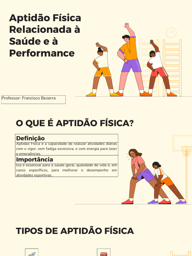 Tipos de Aptidão Física e Saúde | PDF