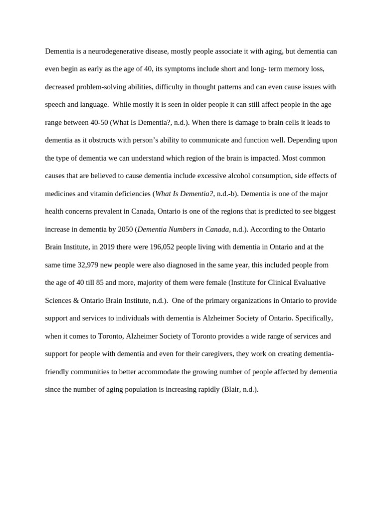Understanding Dementia: Causes and Impact | PDF | Dementia | Alzheimer ...