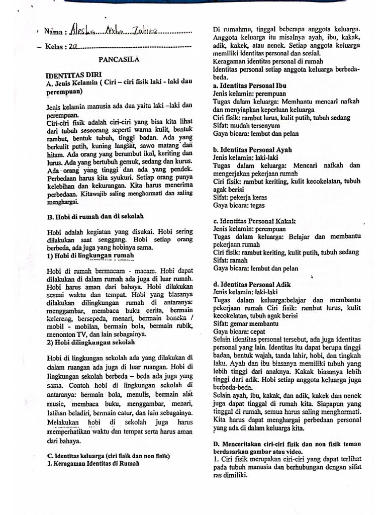 Soal MID Sem 2 Kelas 2 | PDF