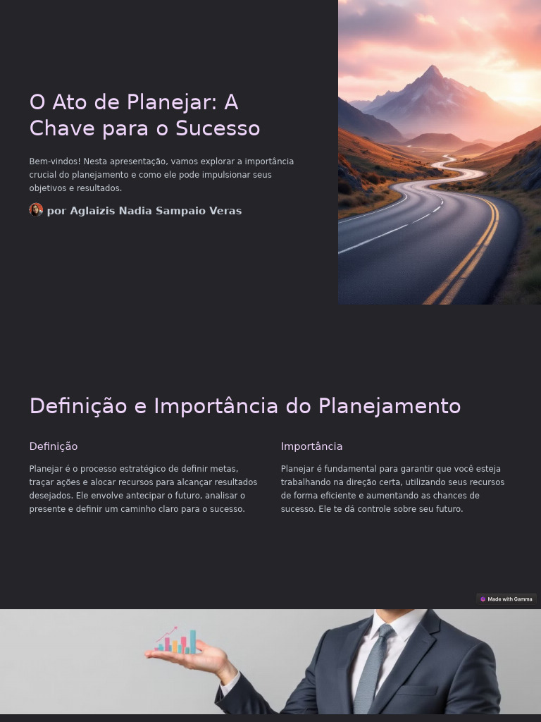 Importância do Planejamento para o Sucesso | PDF | Planejamento
