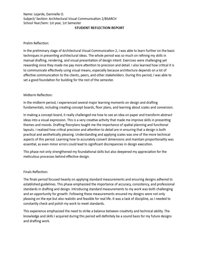 Viscom2 reflection | PDF | Design | Communication