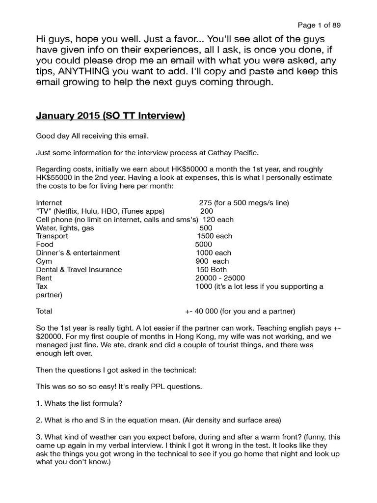 Cx interview notes pdf lift force aviation