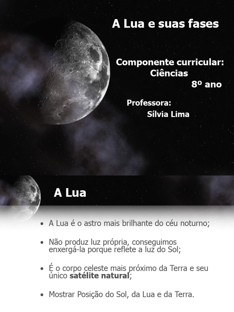 Fases da Lua e seus Movimentos | PDF