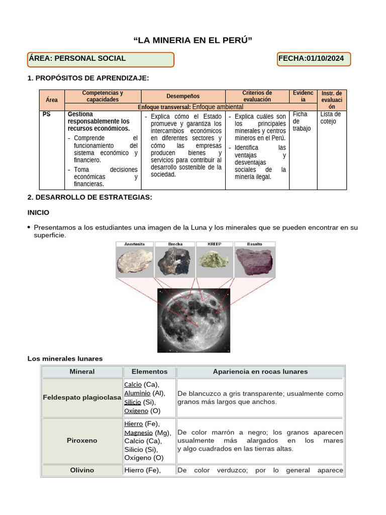 La Mineria en El Perú | PDF | Minería | Perú