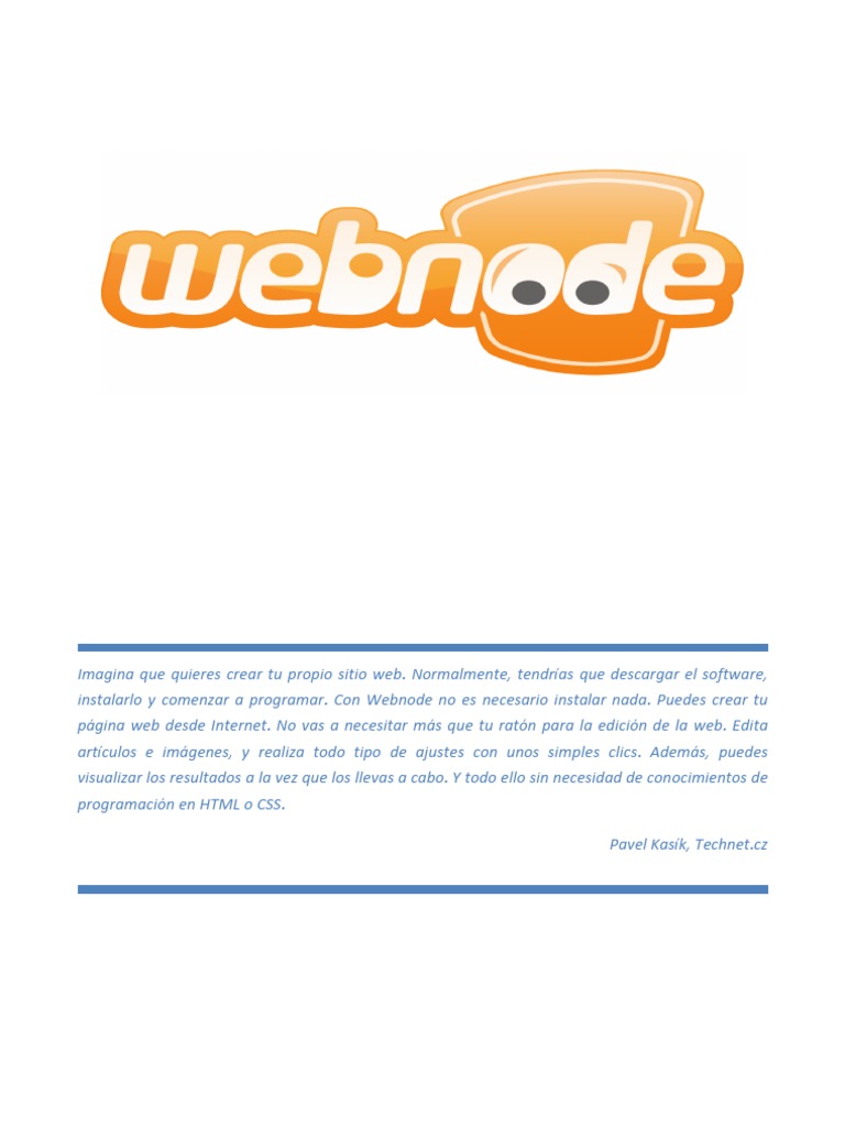 Guía para Usar Webnode en Educación | PDF | Red mundial | Internet y web