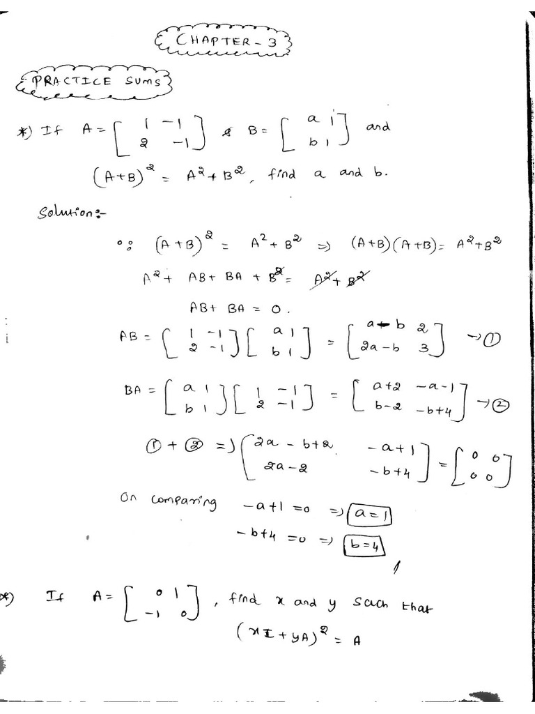 VK - Xii - Study - Maths - CH - 3 | PDF