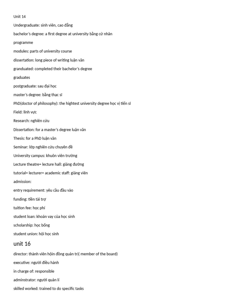 Unit 14 | PDF