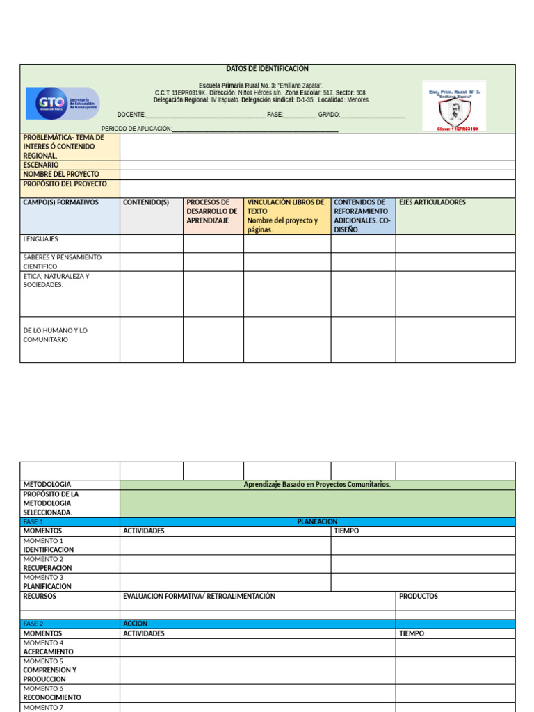 Formatos Planeación Julio | PDF | Evaluación | Aprendizaje