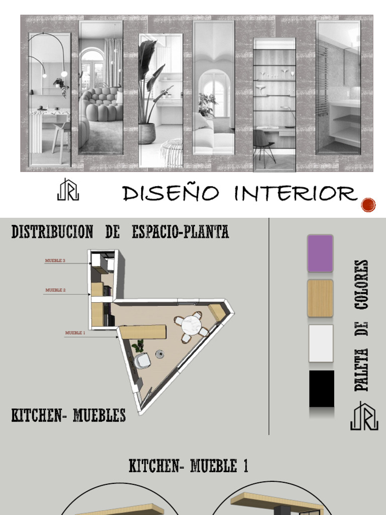 Diseño Interior y Muebles de Cocina | PDF