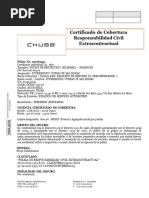 Condiciones Generales de Seguros Chubb | PDF | Seguro | Seguro de vida
