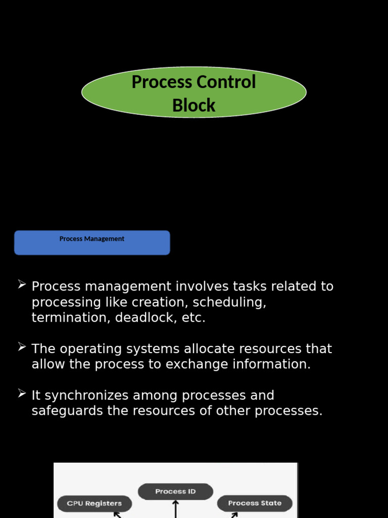 Process Control Block (PCB) | PDF