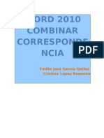 Word 2010 Combinar Correspond en CIA