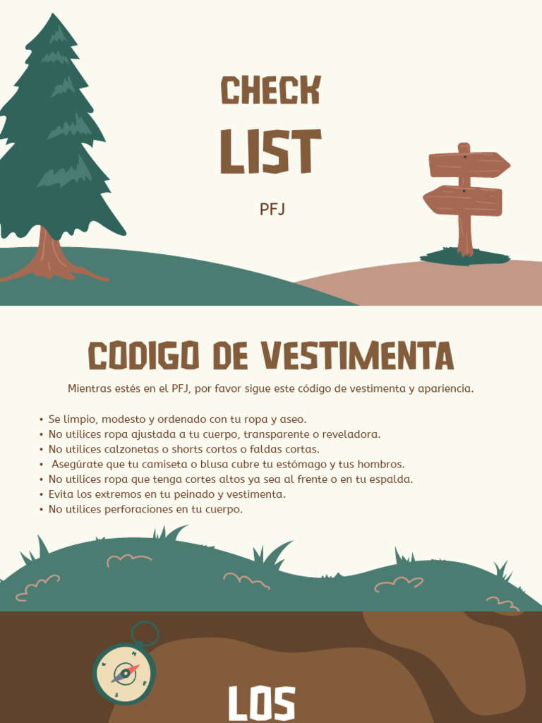 Check List PFJ | PDF | Ropa | Bailes