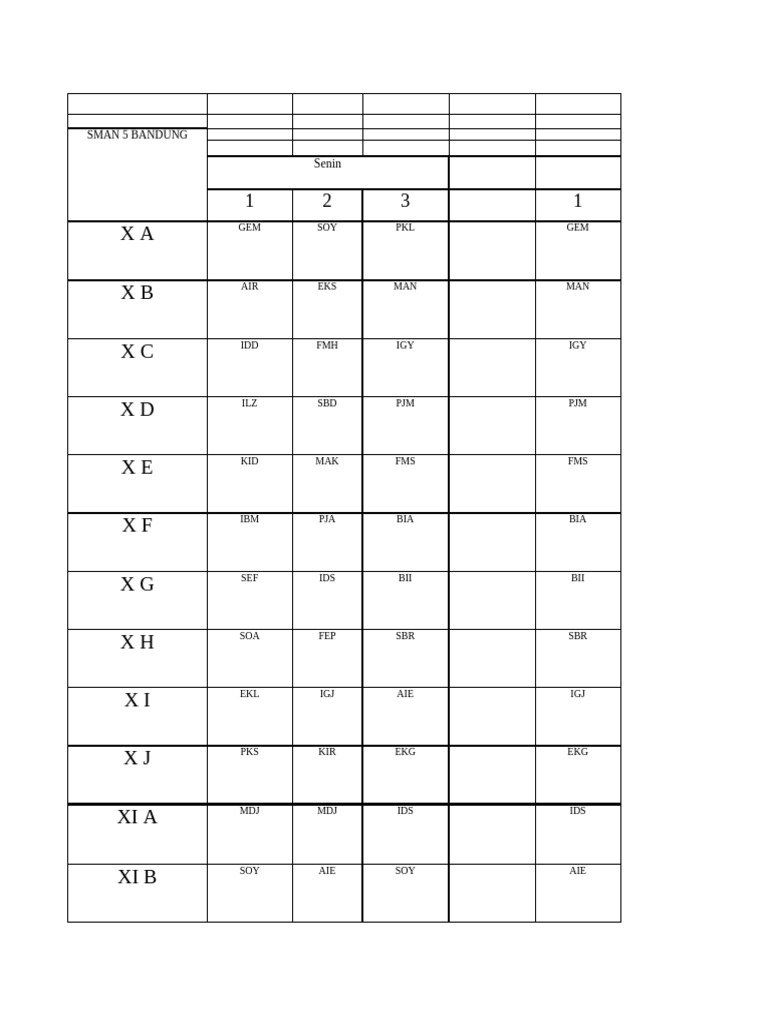 Jadwal P5 Pdf