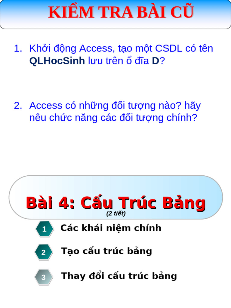 Bai 4 Cau Truc Bang | PDF